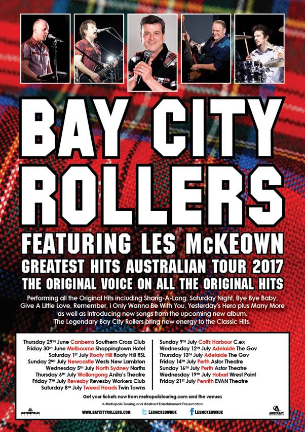 Bay City Rollers Add More Shows to Australian Tour! The Rockpit