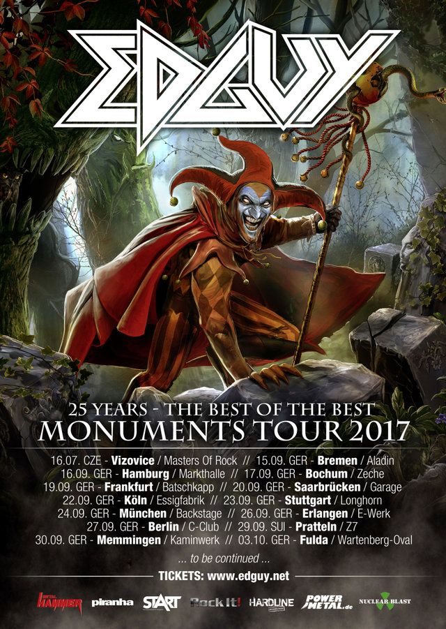 Edguy to celebrate their 25th anniversary with 'Monuments' and a best