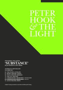 Peter Hook & The Light Australian tour 2017