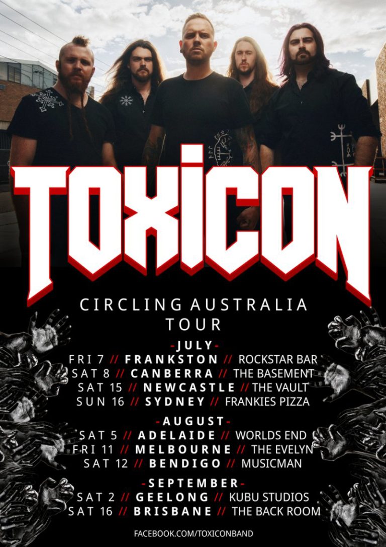 Melbourne's Toxicon deliver new single 'Circling' & announce Australian ...