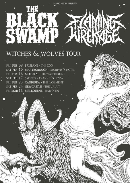 The Black Swamp - Flaming Wrekage - tour