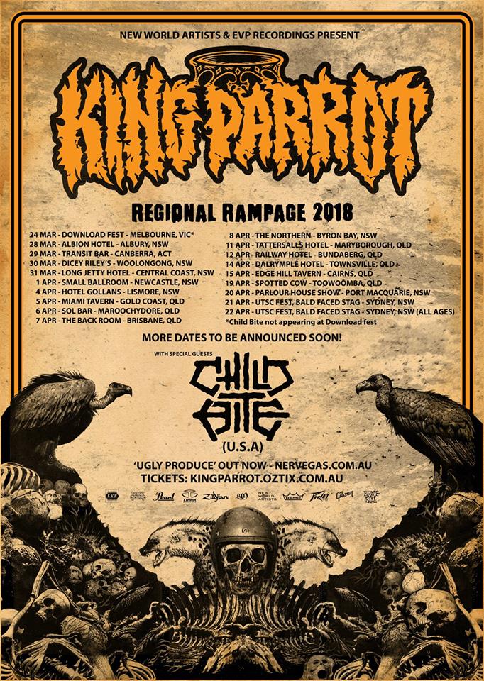 king parrot band tour