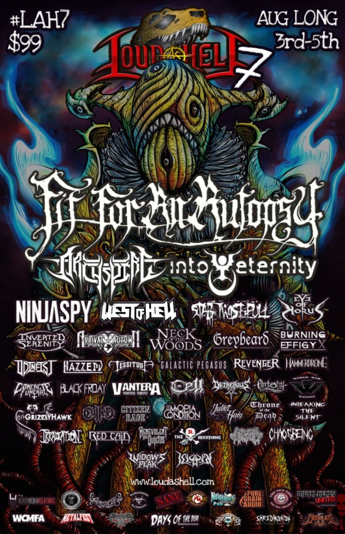 Loud As Hell Reveal 2018 Line Up featuring Fit For An Autopsy ...