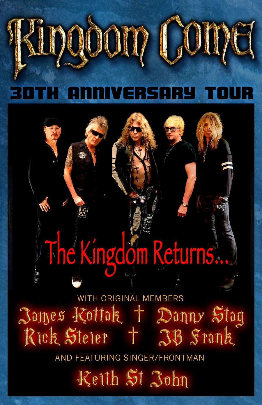 Kingdom Come celebrates debut album with 30th anniversary tour The