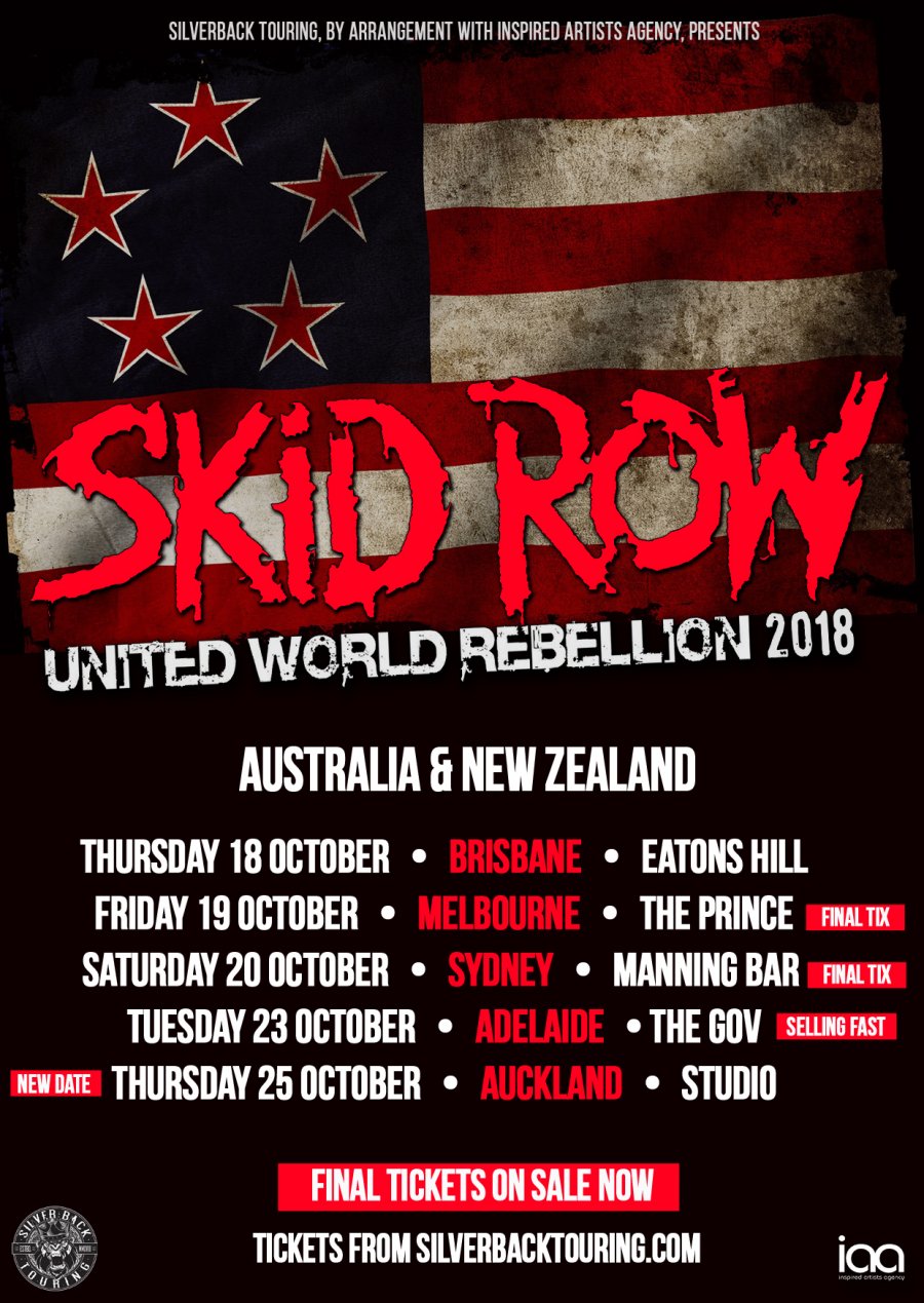 skid row tour melbourne