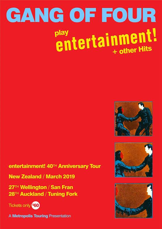 Gang Of Four New Zealand tour 2019