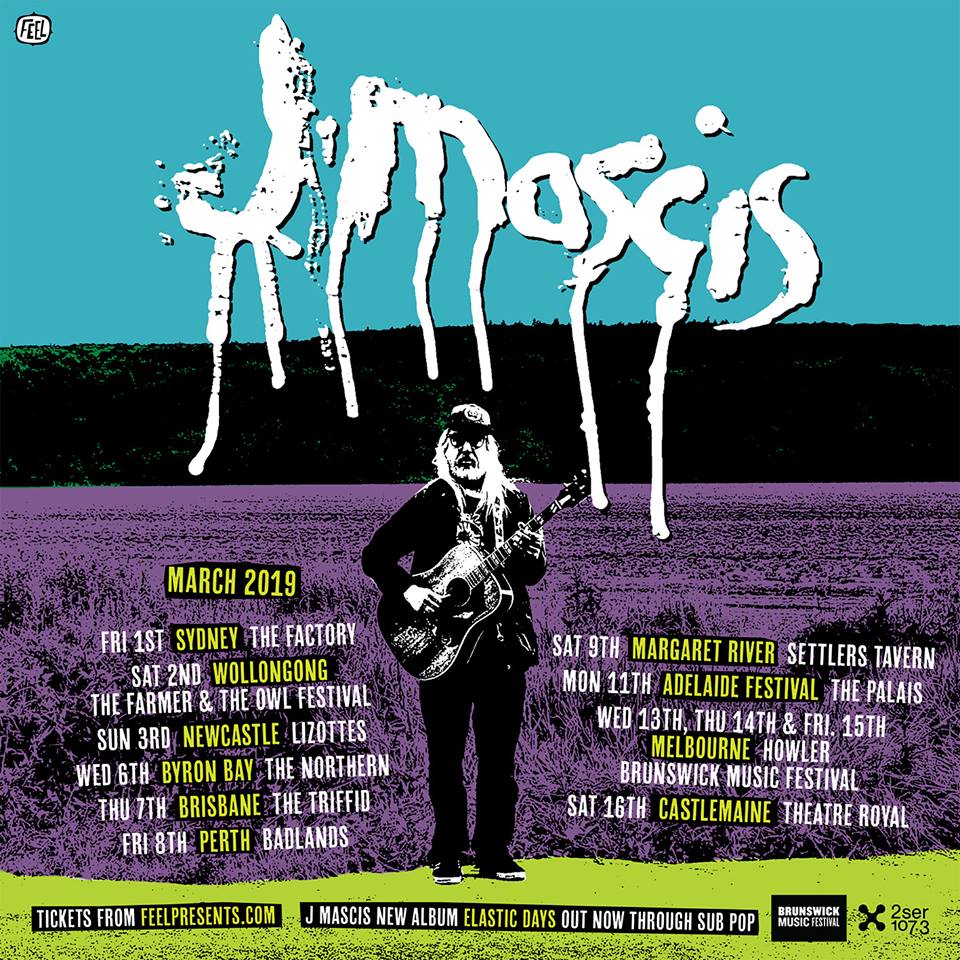 J Mascis Australia tour 2018