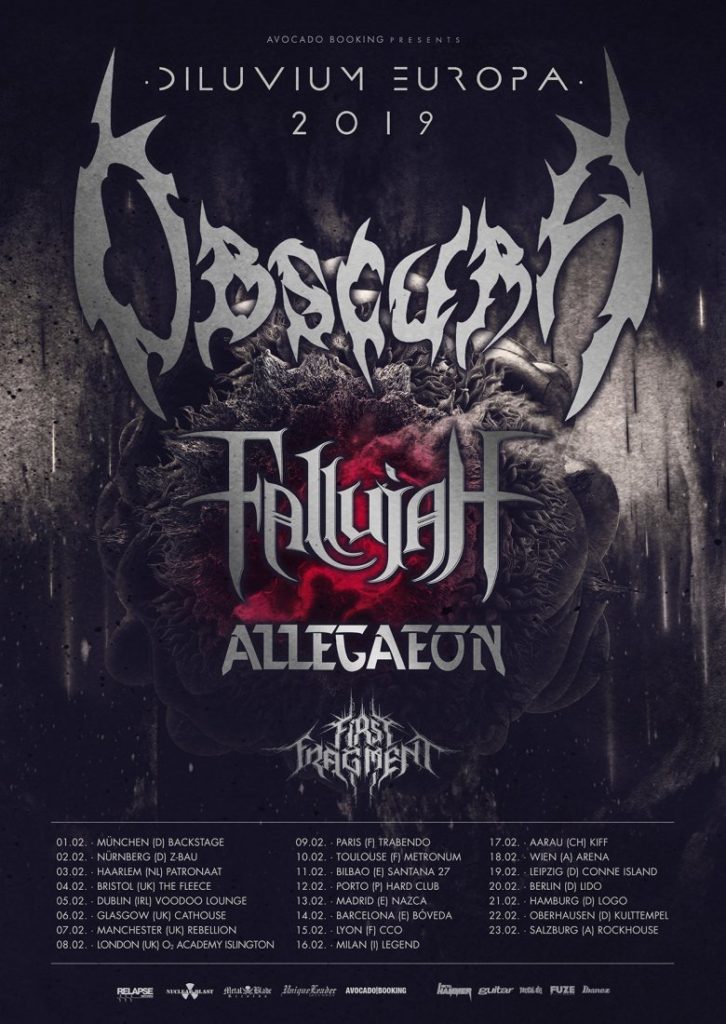 Obscura / Fallujah tour