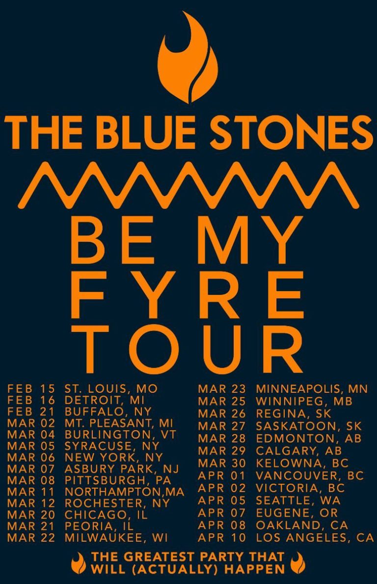 The Blue Stones announce new North American Tour Dates The Rockpit