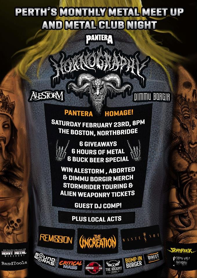 Hornography Perth Metal Club February 2019