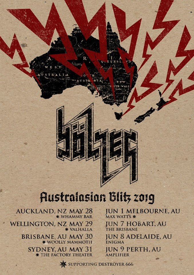 Bolzer Australia tour 2019