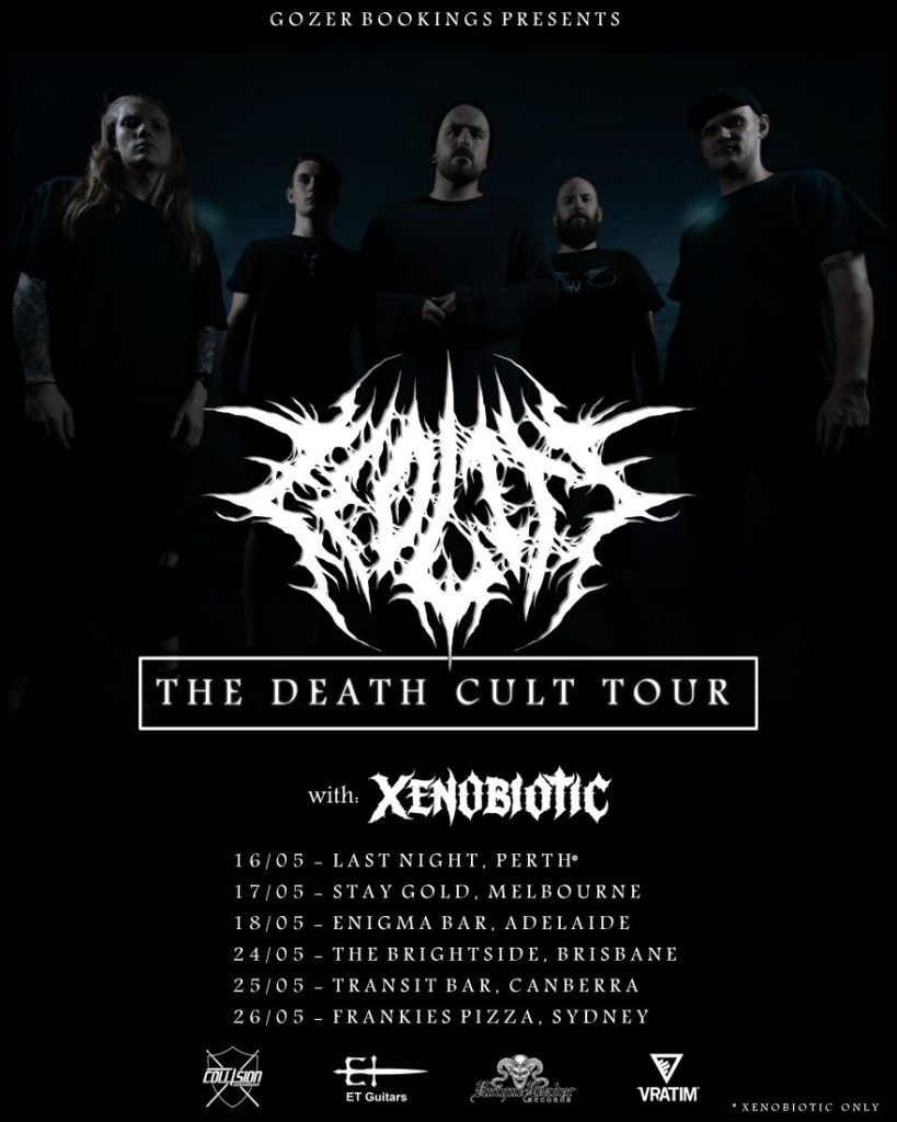 Zeolite announce "The Death Cult Tour" Australia tour dates The Rockpit