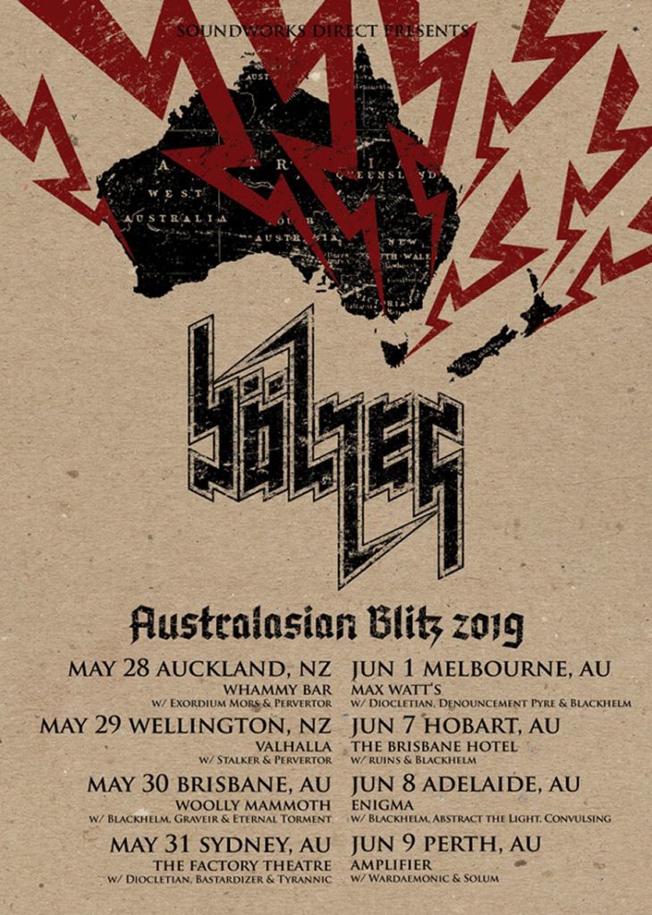 Bolzer Australia & New Zealand tour 2019