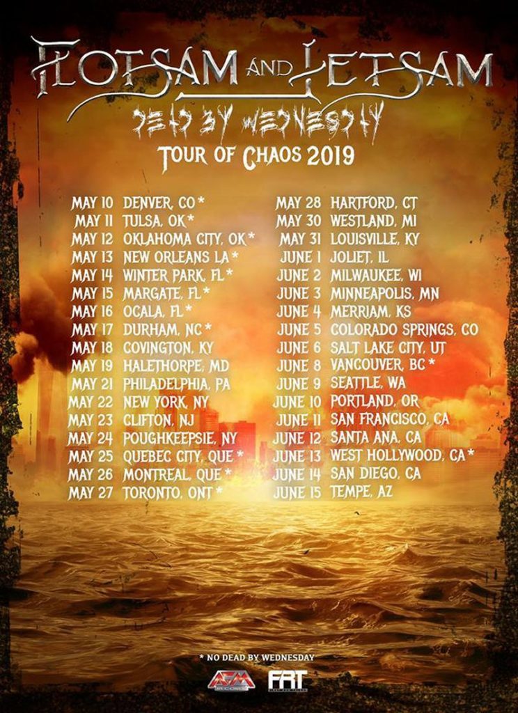 Flotsam & Jetsam tour 2019