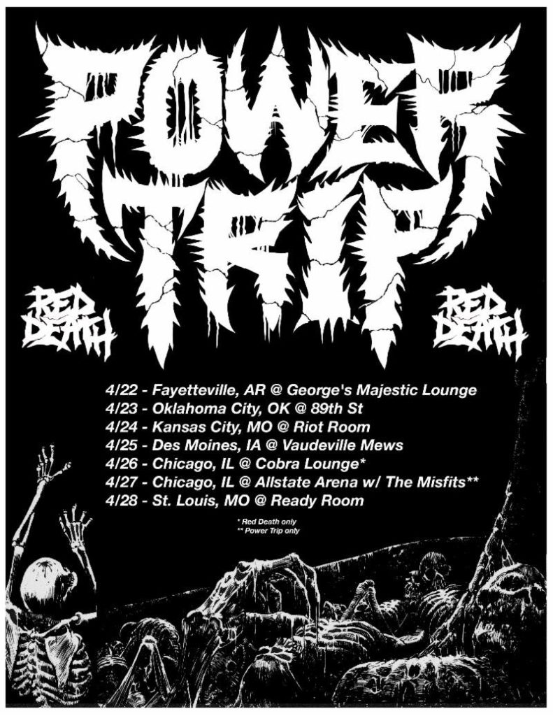 Power Trip begins MidWest US tour this week with Red Death The Rockpit