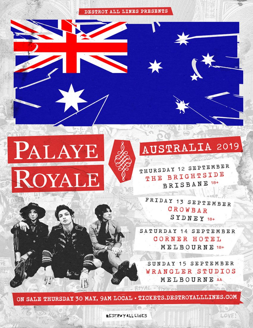 Palaye Royale announce Australia tour dates The Rockpit