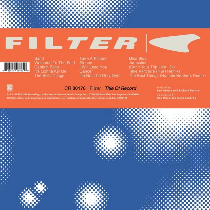 Filter to release 20th anniversary reissue of "Title of Record" album