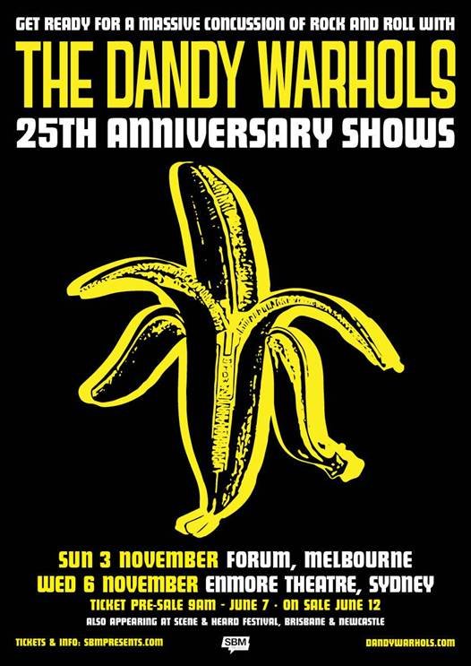 dandy warhols tour australia