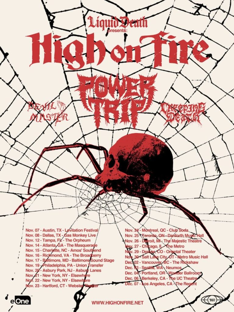 High On Fire Power Trip US tour 2019