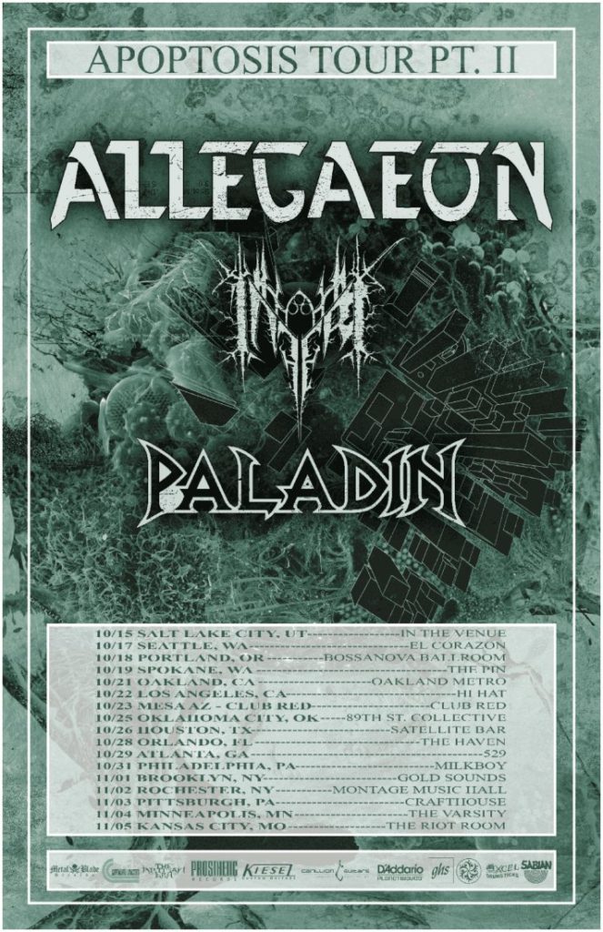 Allegaeon US tour 2019