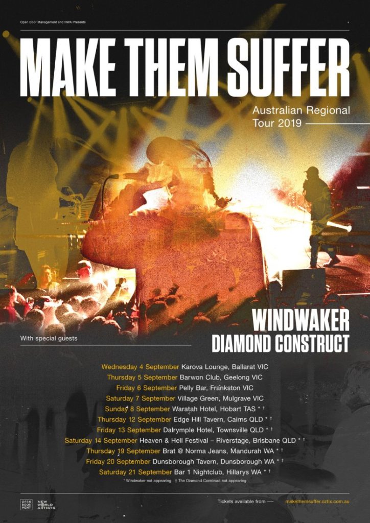 Make Them Suffer Australia tour 2019