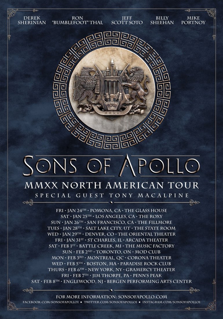 Sons Of Apollo launch video for ‘Fall To Ascend’ The Rockpit