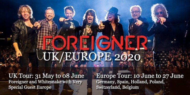 Foreigner adds new dates to 2020 European tour - The Rockpit