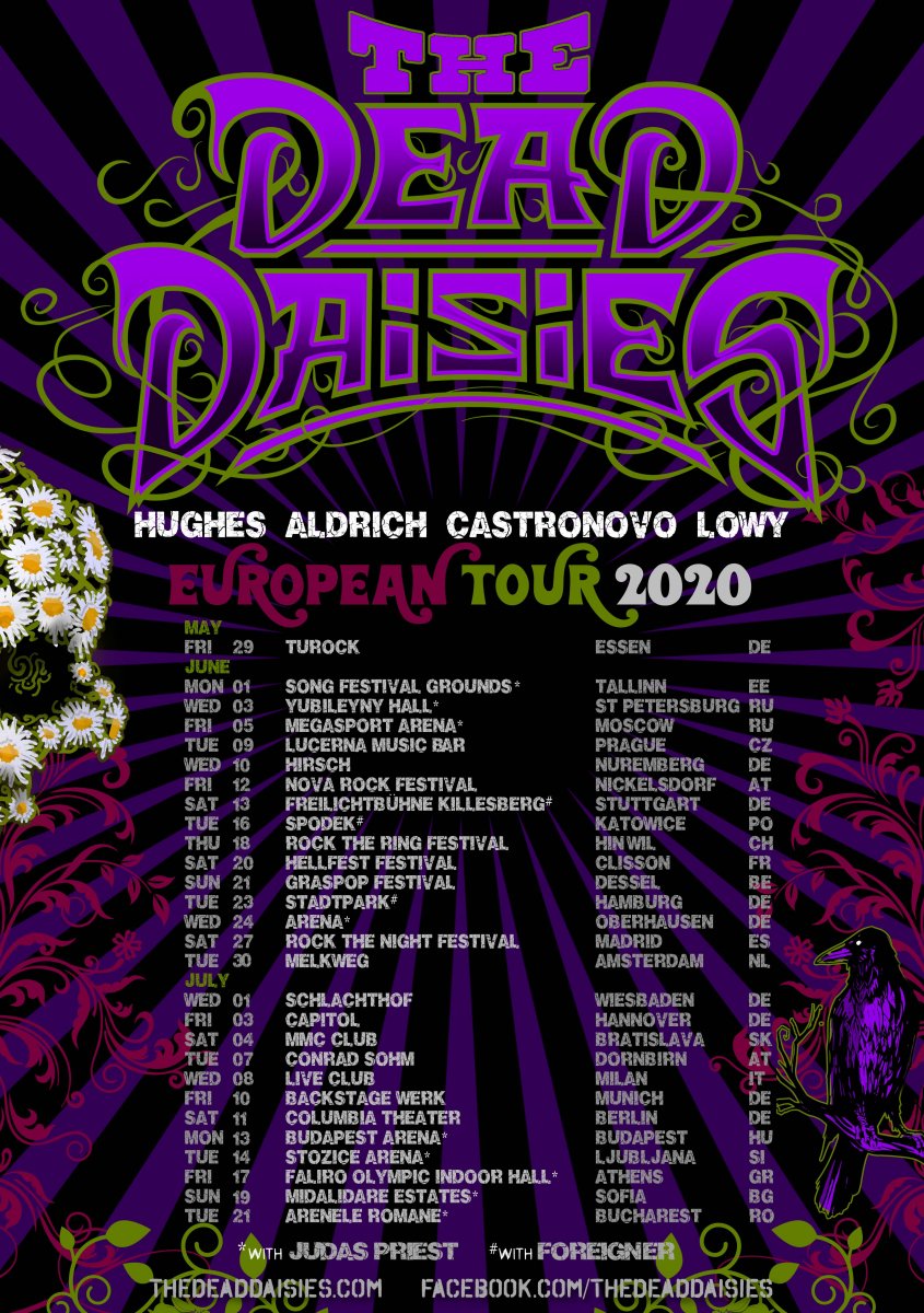 The Dead Daisies announce European summer dates to kick off world tour