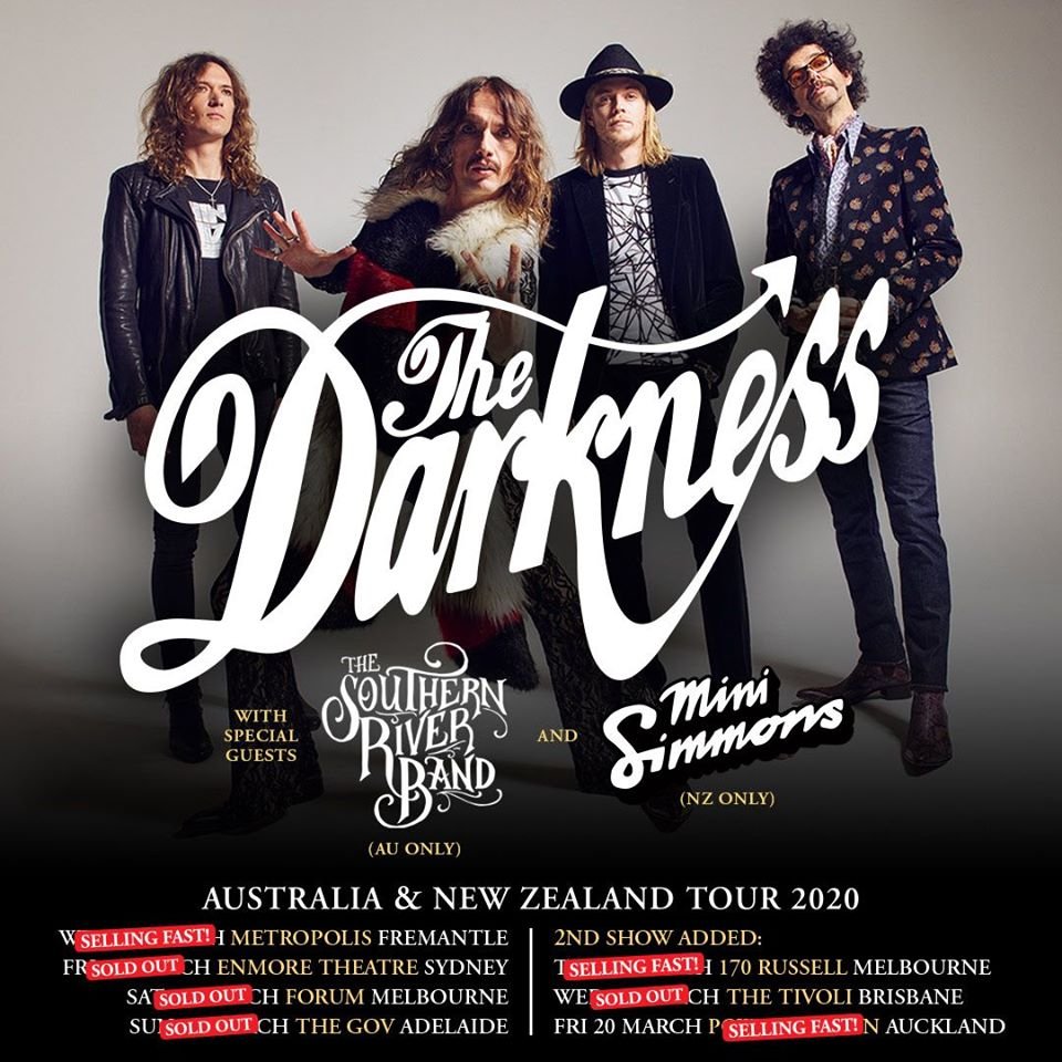 LIVE REVIEW The Darkness Fremantle, 11th March 2020 The Rockpit