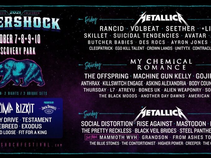 Aftershock 2021 lineup announced featuring Metallica, My Chemical ...