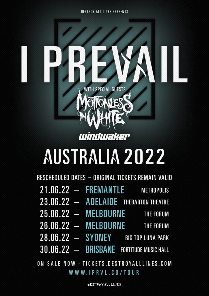 Motionless In White Tickets, 2024 Concert Tour Dates
