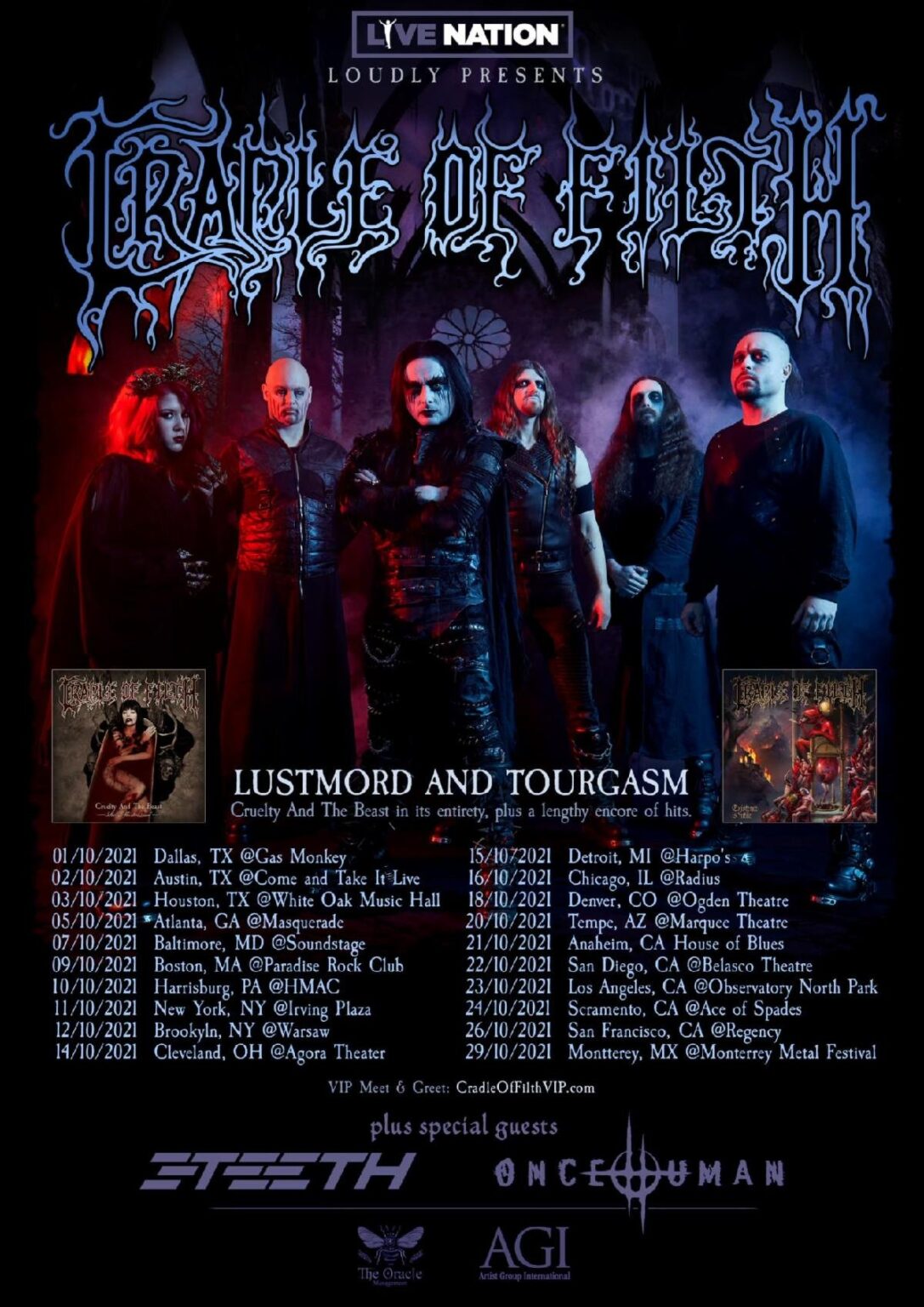 Tour News Cradle Of Filth Makes North American Return With ‘lustmord