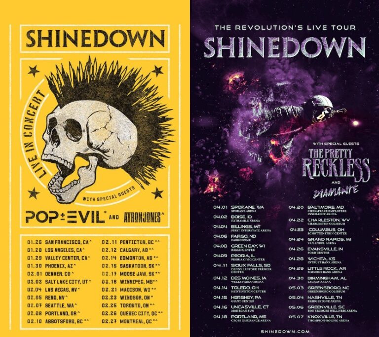 shinedown tour vip package