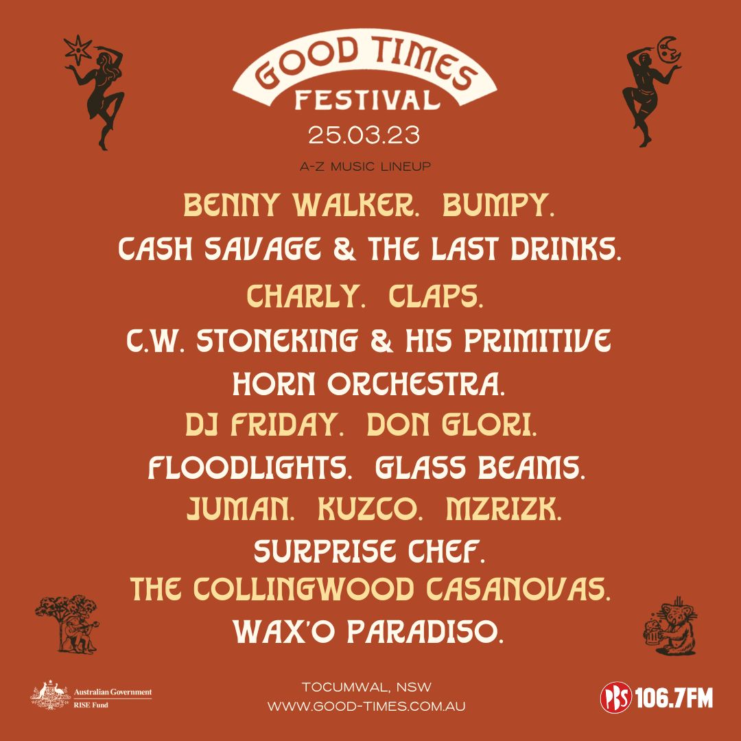 GOOD TIMES 2023 FESTIVAL LINEUP EXPANDS The Rockpit