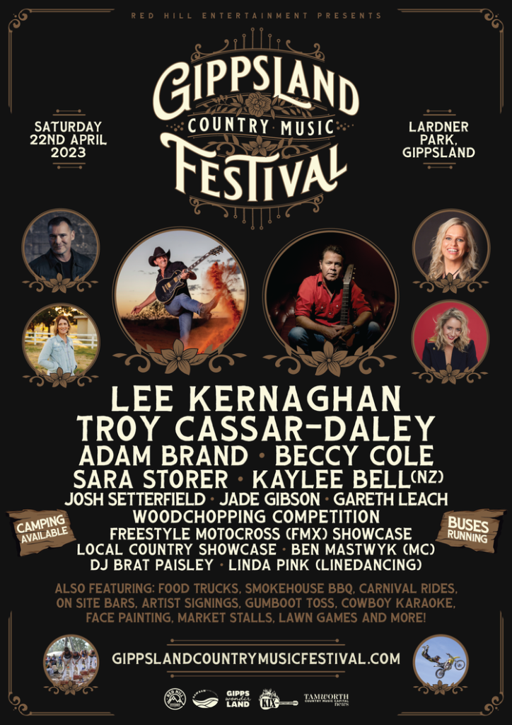 GIPPSLAND COUNTRY MUSIC FESTIVAL announces the winners of the 2023