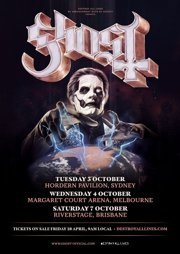 ghost australia tour 2022
