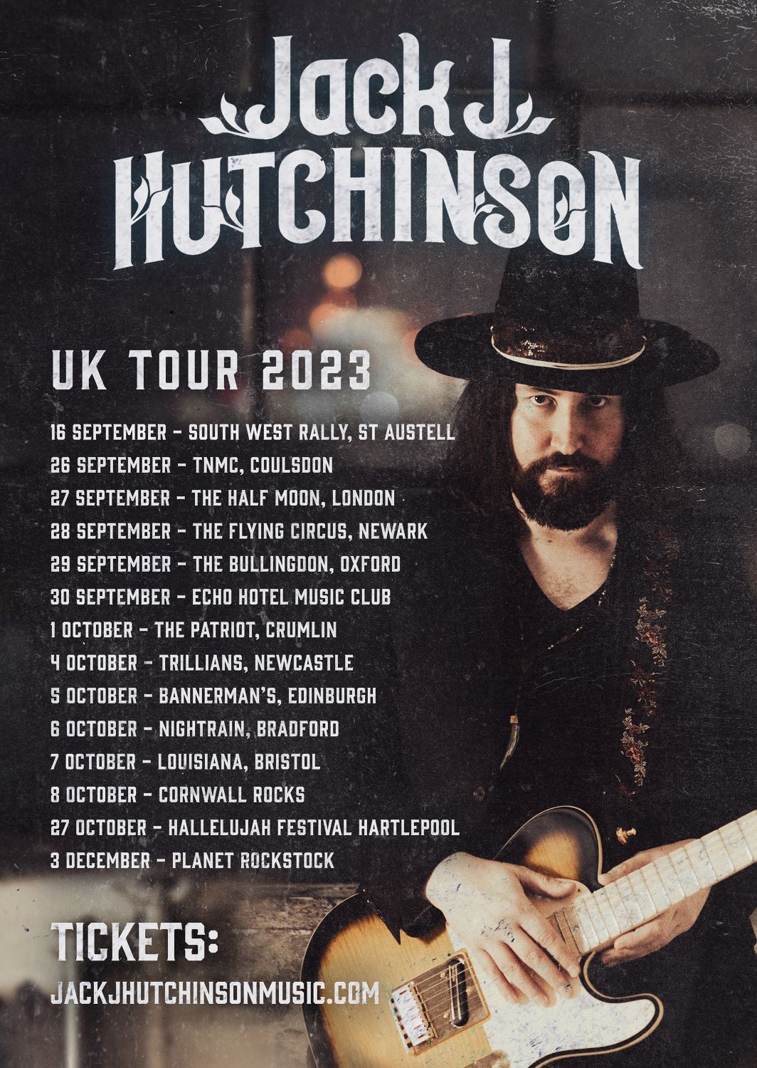 JACK J HUTCHINSON Announces His Autumn 2023 UK Headline Tour - The Rockpit