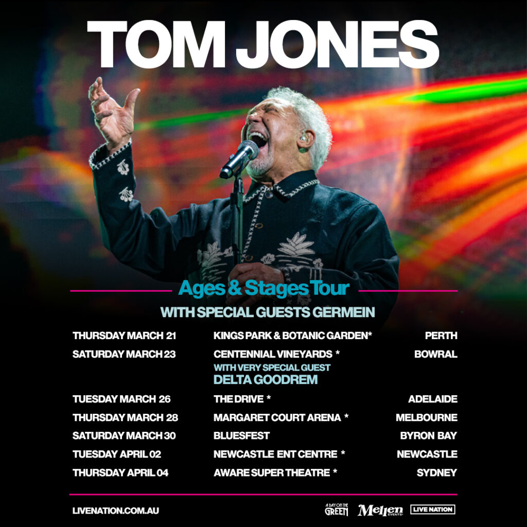 tom jones australian tour 2023