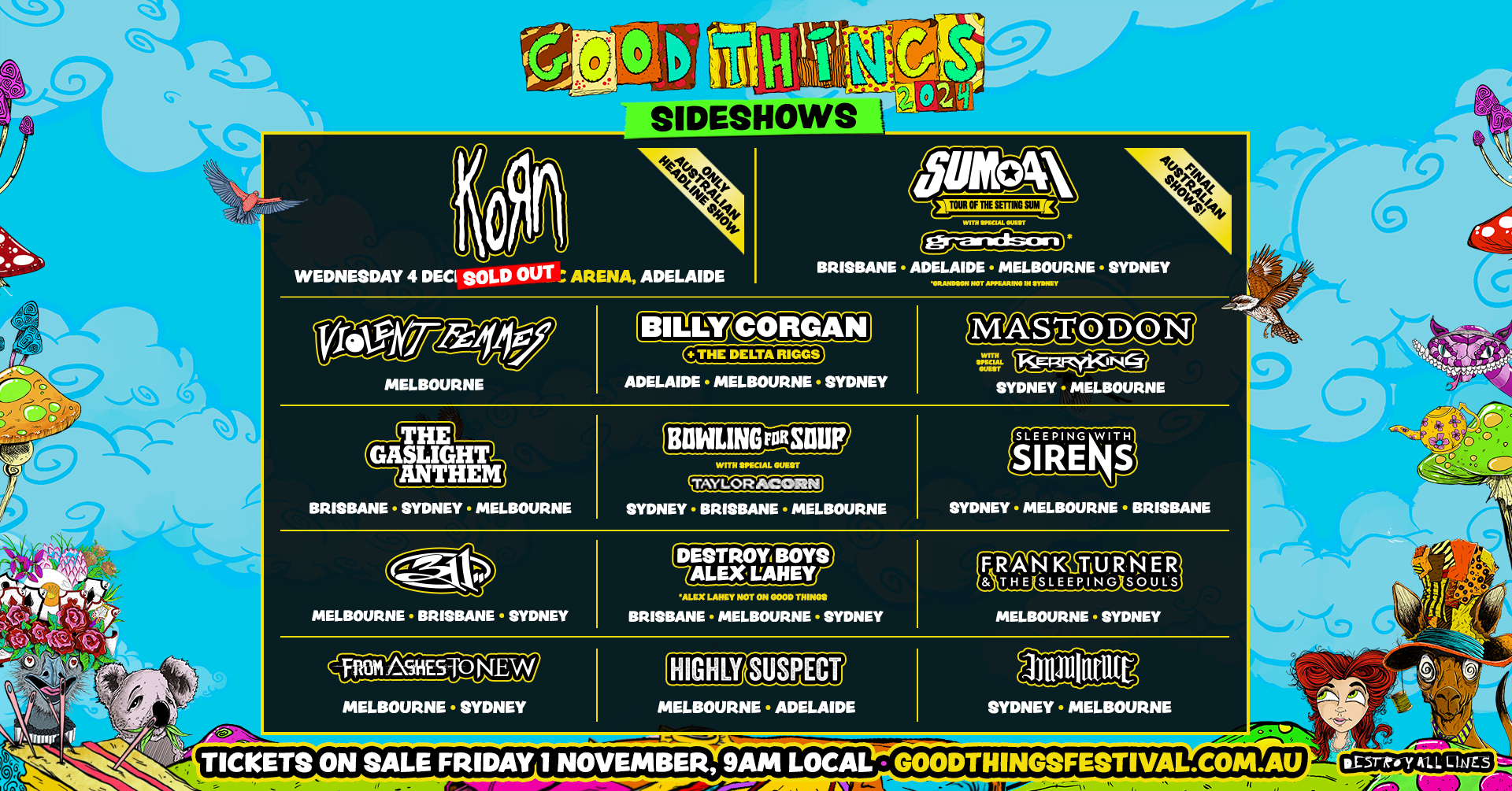 The Good Things Festival Sideshows Are Here!